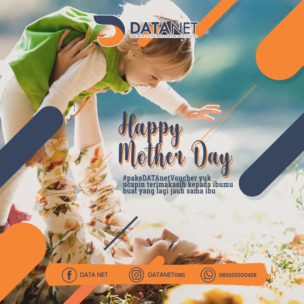 datanet1985's tweet image. Happy Mother Day... Jangan lupa ucapkan terimakasih pada ibu mu yah gaes...
#motherday
#datanet
#paketdatanet
#datanetkece
#datanetHOME
#datanetvoucher
#ngalahnesia