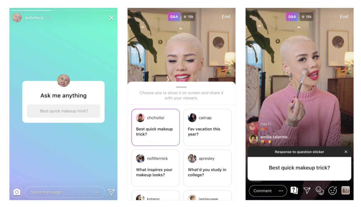 Instagram adds new ‘Questions in Live’ and interactive music features in Stories: ow.ly/AuOy30n34U5 via @9to5mac #ChoiceContent