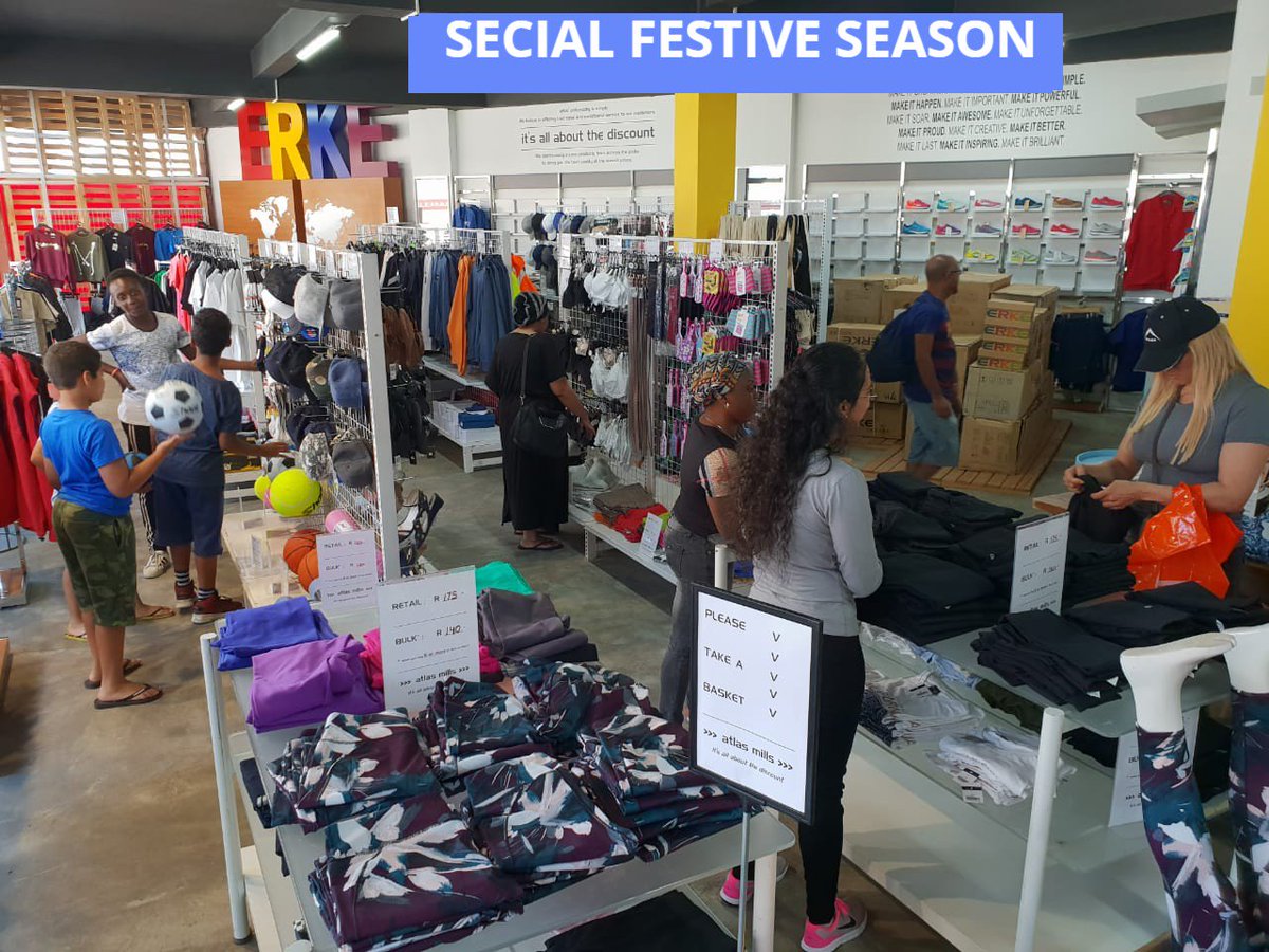 Atlas Mills  will be OPEN this Saturday and Sunday from 9 am till 2pm.Lots of amazing specials,bargains,giveways.Don't miss out .445 Albert Road ,Salt River/Ref Salt River Circle or opposite the Good Hope Meat Hyper