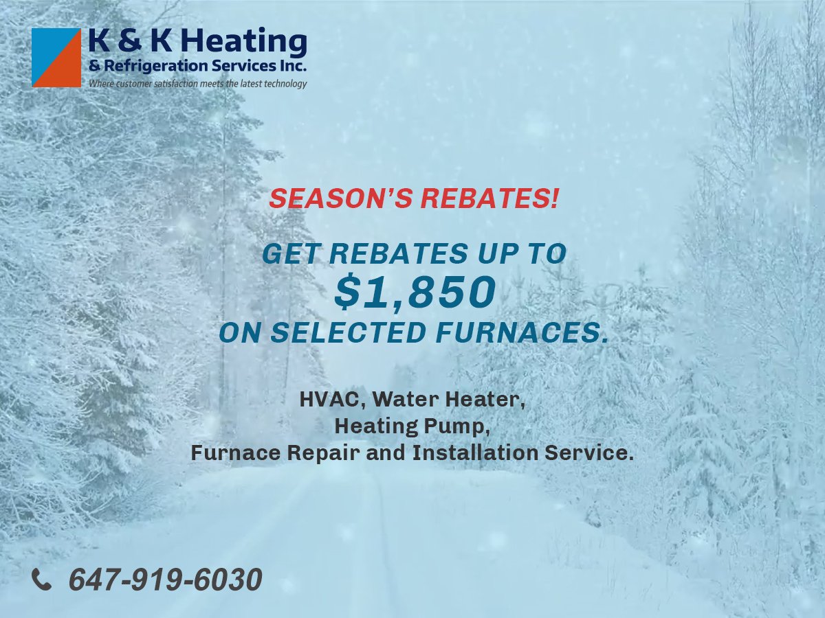 KandKheating's tweet image. 🔥We’re celebrating the holidays with some of our best deals of the year, so you can start 2019 with the comfort &amp;amp; warmth of a new furnace for your home.
kandkheating.ca
#heatingfurnace