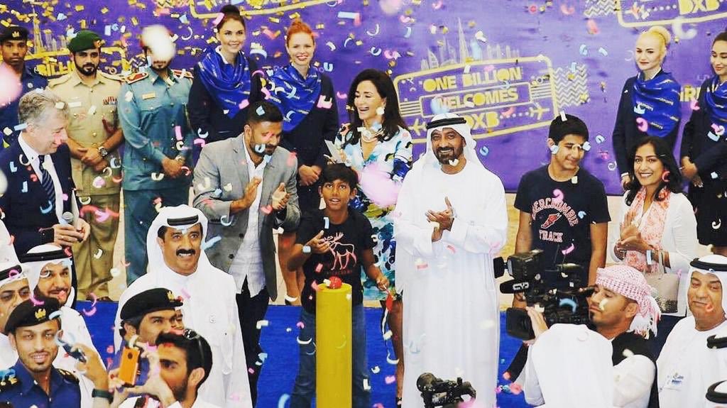 Congratulations @dubaiairports for reaching the milestone of one billion passengers travelling through Dubai International Airport.