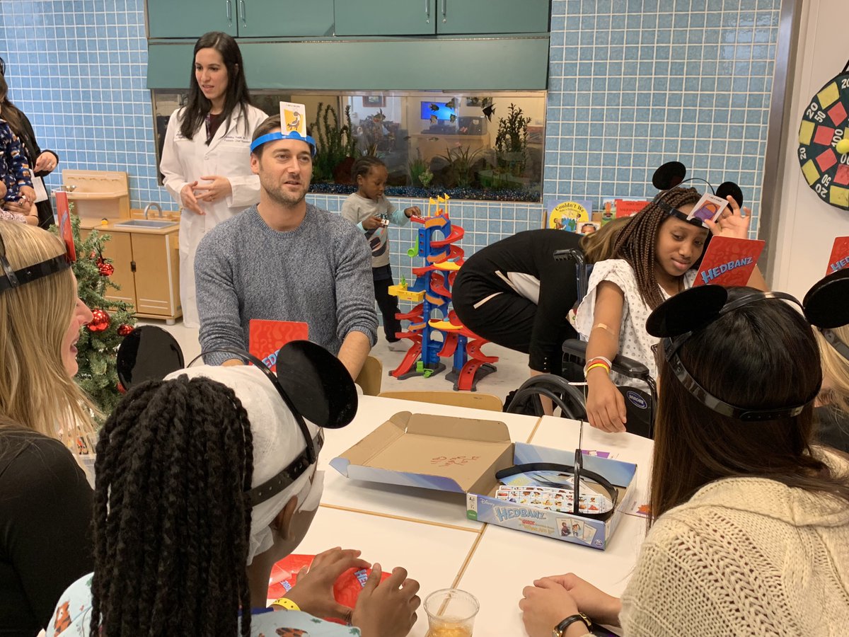 BellevueHosp's tweet photo. Ryan Eggold star of @NBCNewAmsterdam visited @BellevueHosp patients and staff today. https://t.co/NRtX8q19ZB