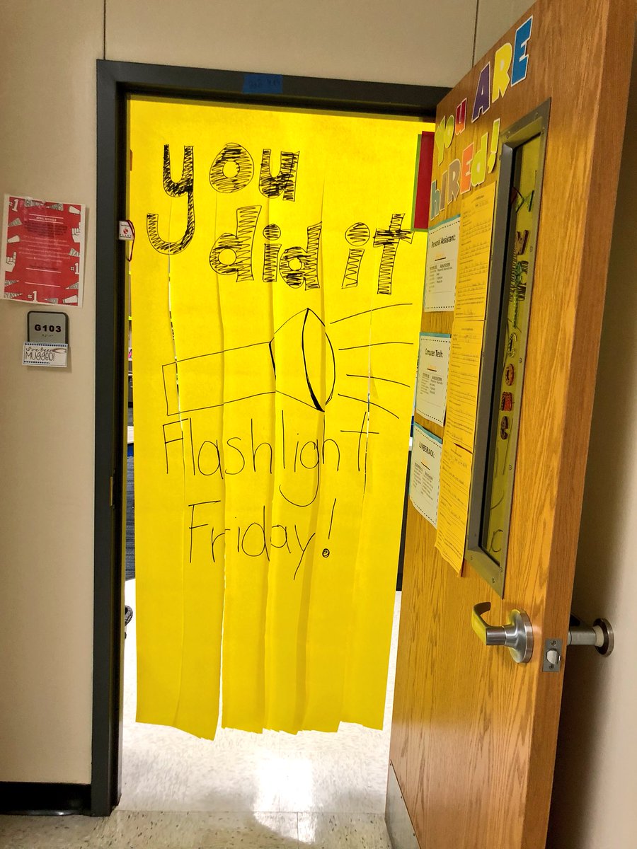 MzMartin4's tweet photo. These kids loved earning their flashlight Friday reward! #secretRevealBoard #readingMotivation #GulledgeStrong https://t.co/nTfoW27hce
