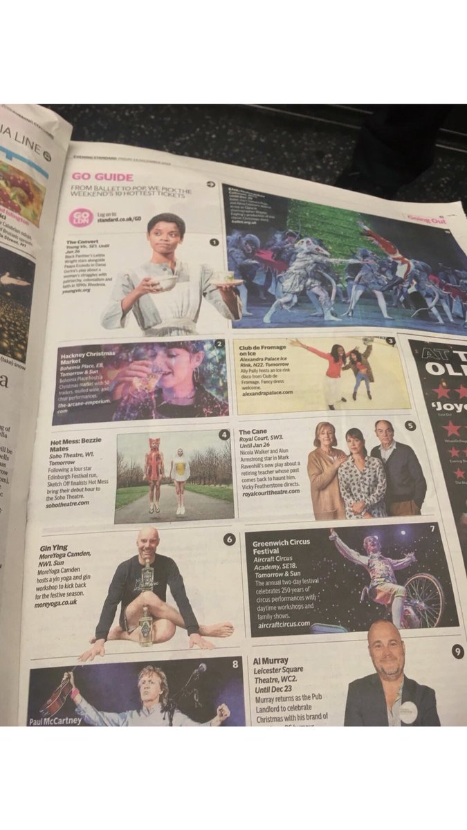 HotMessBbz's tweet photo. @EveningStandard have put us No.4 in their things to do this weekend. Sir Paul McCartney is No.8 - that makes us 50% better than a Beatle. 

MATHS DOESN’T LIE. 

https://t.co/8oy1jxXTa6… https://t.co/rTgq2IPxiv