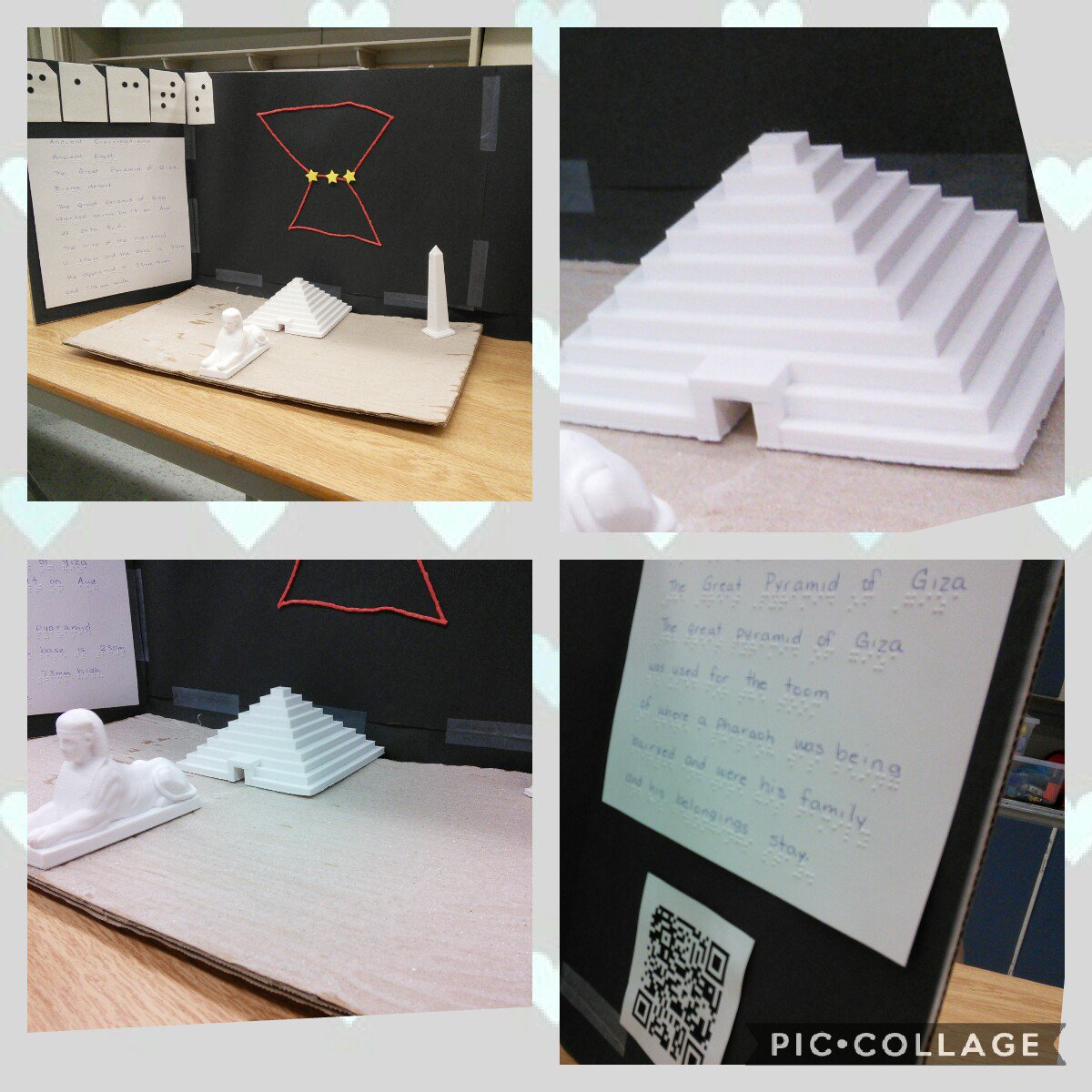Accomodating a blind S, while class created an Ancient Civilization within Minecraft. This S researched, then used the #3Dprinting to show his pyramids. Notice the QR code that the S could use for the class presentation <a href="/KnollwoodPark1/">Knollwood Park P.S.</a> #tvdsbLLC #tvdsbtech <a href="/dcarruthersedu/">David Carruthers</a>