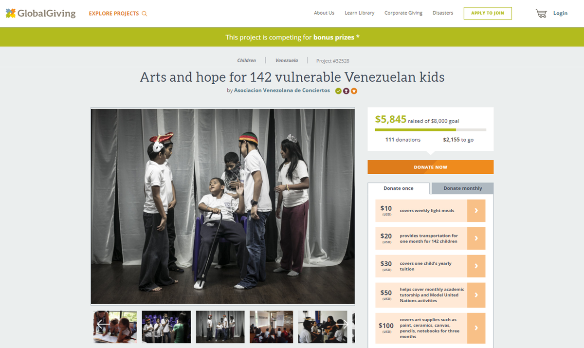 AVCven's tweet photo. COLABORA con la @AVCven, sus proyectos educativos-culturales y el #LaboratorioDeArtesIntegradas que funciona en nuestro @CentroArtesInt, a través de la plataforma de Global Giving puedes hacerlo. Es muy sencillo https://t.co/SvpLK7bh19 https://t.co/lFTSb6FddH