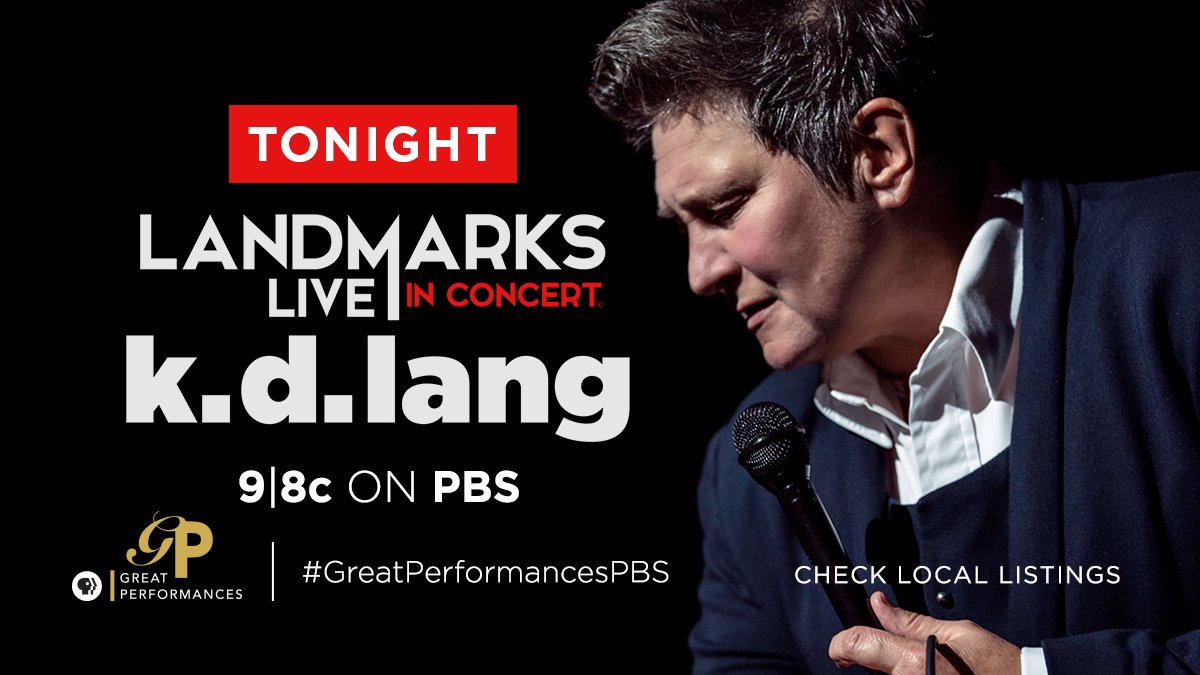 TONIGHT: Tune in to <a href="/klrn/">KLRN</a> at 8PM for <a href="/kdlang/">k.d. lang</a> - Ingénue Redux Live at the <a href="/MajesticEmpire/">Majestic & Empire Theatres</a> as part of the <a href="/LandmarksLive/">Landmarks Live</a> series on <a href="/GPerfPBS/">Great Performances</a>! 🎵 #majesticempire #kdlang #ingenueredux #landmarkslive #greatperformancespbs #pbs