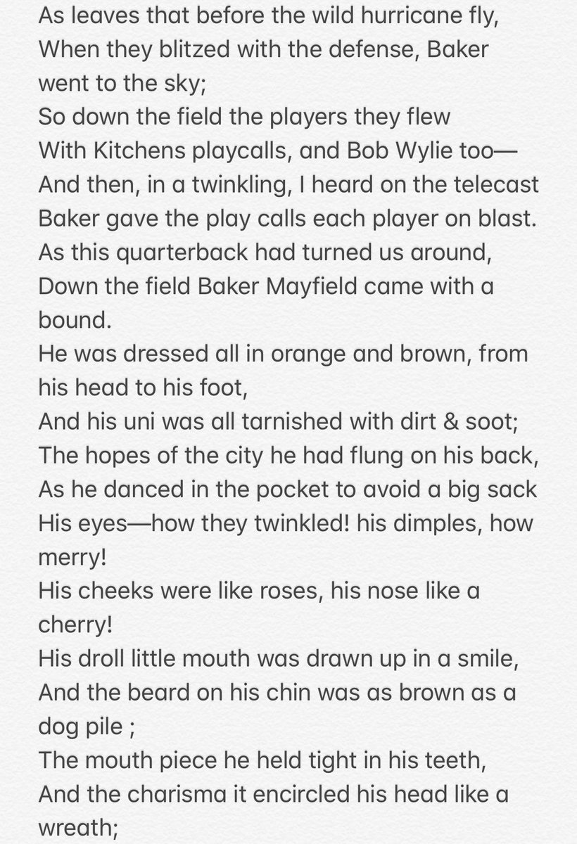REFLOG18's tweet photo. ‘Twas the Night Before Saturday (Browns v. Broncos) #GoBrowns 🎄 https://t.co/CAW3JWTwh4