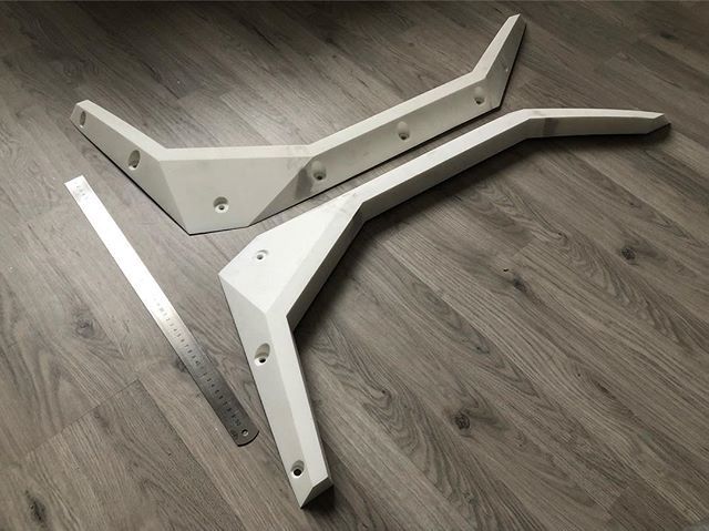 Custom #car #fender covers printed on #EOS. Length more than one meter #lasersintering #sls #pa12 #polyamid #3dprinting #3dtlac #3dtisk #3ddruck #slovakia #bratislava #rapidmanufacturing #rapidprototyping ift.tt/2GtTyQz