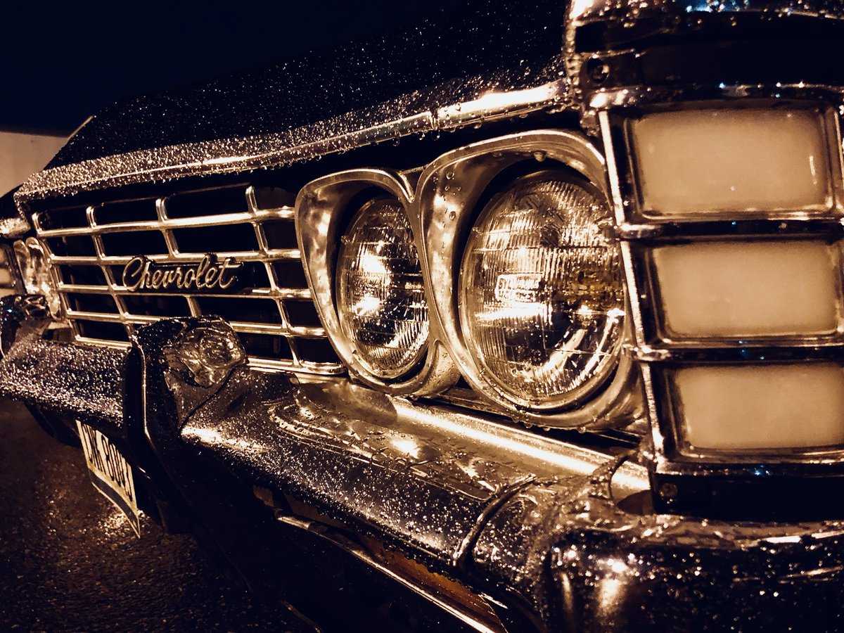 Well, I love a rainy night, such a beautiful sight...🎶 #SupernaturaI #spn #impala