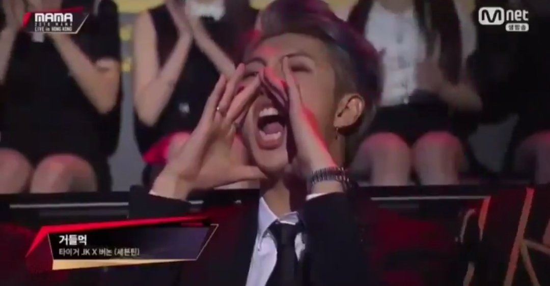 RM fanboying Tiger JK