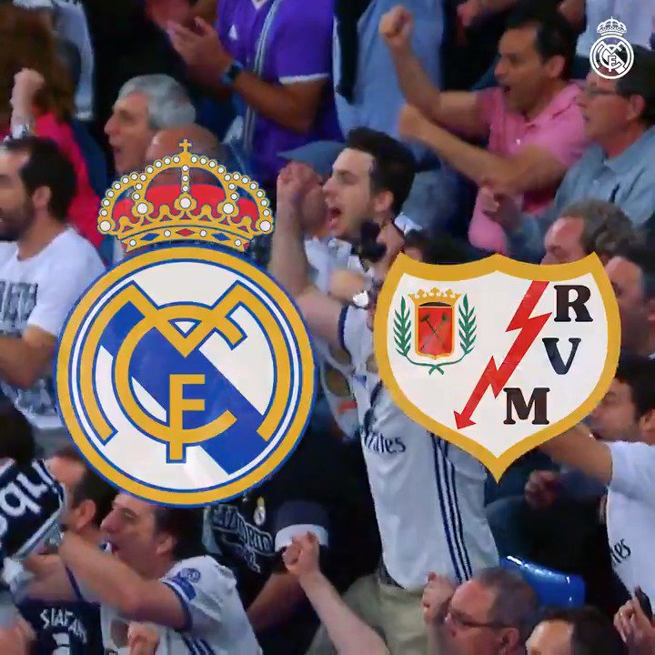 👊 ¡DÍA DE PARTIDO!
🆚 @RayoVallecano
🏟 Santiago Bernabéu
⏰ 18:30
🏆 LaLiga
#⃣ #RMLiga