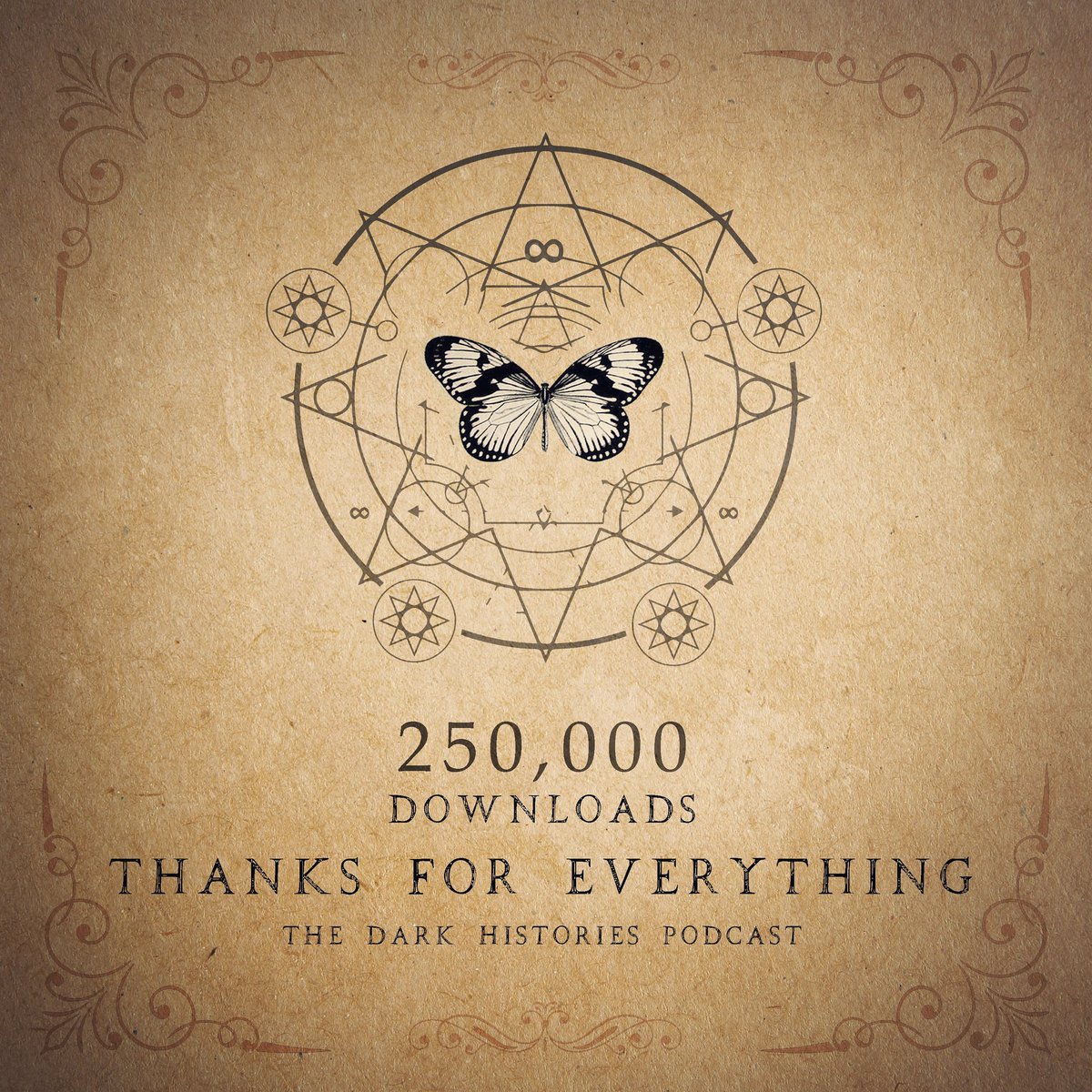 DarkHistories's tweet photo. What a note to wrap the season up on! Thanks to everyone for listening, sharing, reviewing and getting involved! A bigger milestone than I ever expected! #podcasts #truecrime #history #podernfamily https://t.co/MvuVNiv0Ki