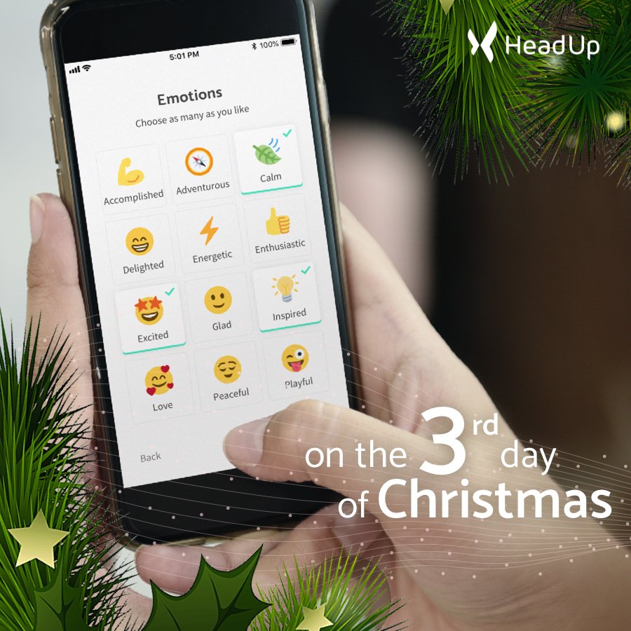 HeadUpLabs's tweet image. 🎵🎶 On the fourth day of #Christmas Headup gave to me, the #truth about my heart, a mood check-in reminder, green lights for sleeping and my human dashboard in an app for free 🎶🎵🎄❤️
Get the app -&amp;gt; app.headuplabs.com/iumwWmbHzS