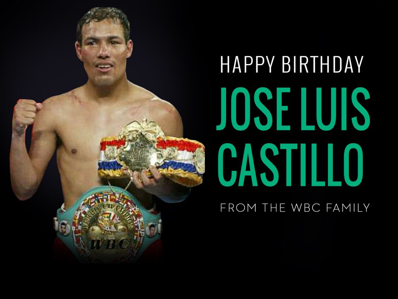 World Boxing Council on X: Congrats to José Luis Castillo on his birthday,  what a fighter. The man was a machine! #WBC #Boxing #GreenBelt #HBD   / X