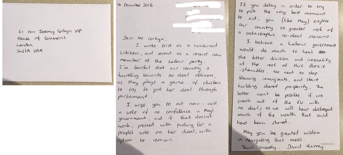 Just wrote this to <a href="/jeremycorbyn/">Jeremy Corbyn</a>, in the hope of persuading him to save us from May's game of chicken. #BrexitShambles