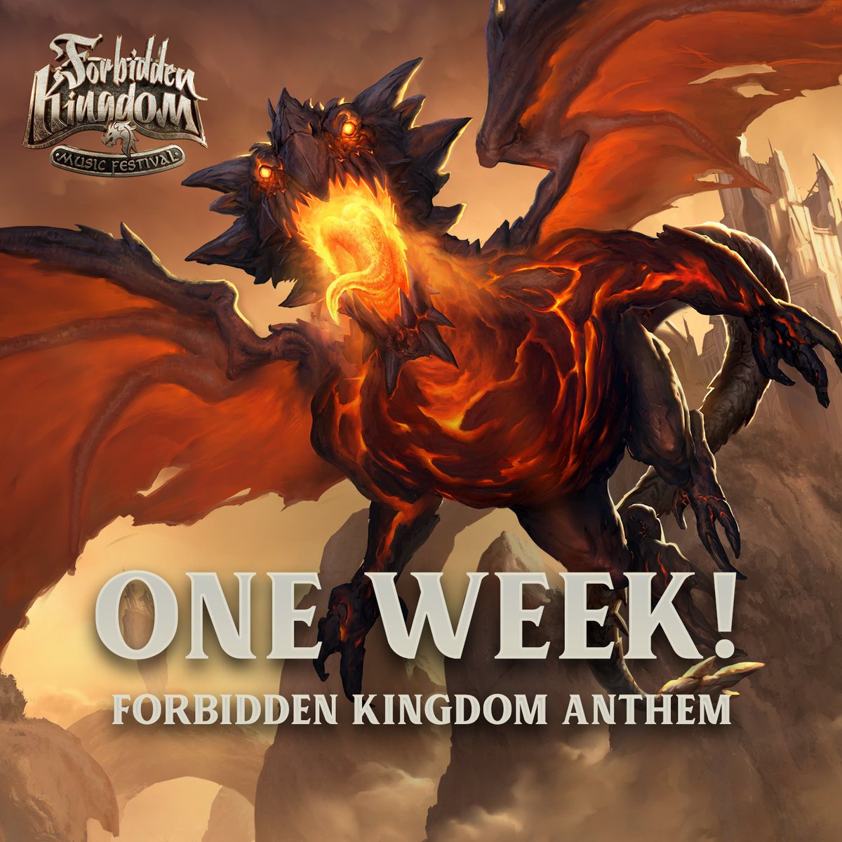 FKMusicFest's tweet photo. We've received so many questions about our inaugural anthem, and we are thrilled to share that it will be released in ONE WEEK! 

⚔️ Who do you think made this years anthem?! ⚔️ https://t.co/sycfCZP5aj