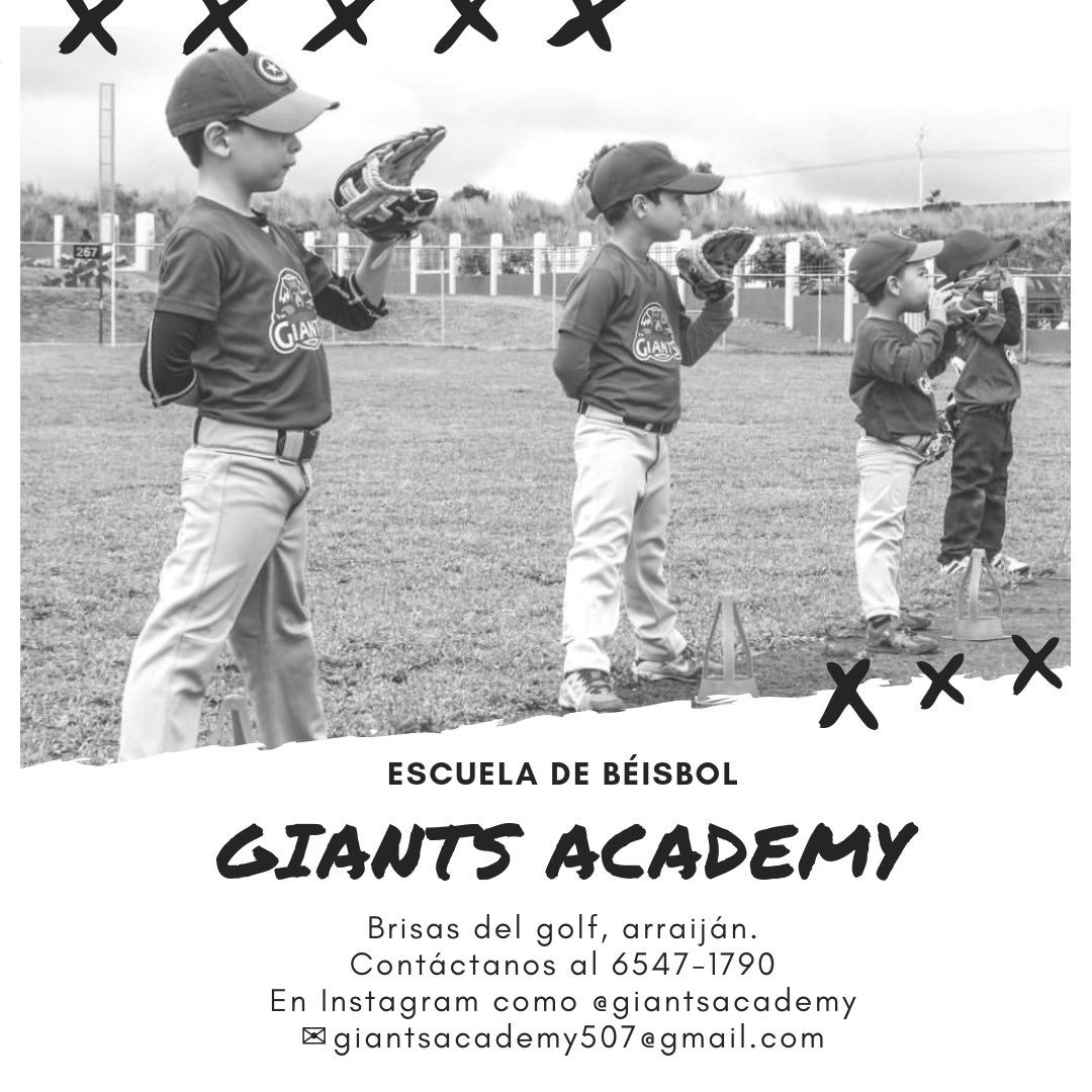 GiantsAcademy's tweet photo. 📲contáctanos al 6547-1790 y únete a nuestra familia. ⚾️💪🏻🐾 #Beisbol #academia #kids #giants https://t.co/K7pxNwsL2e