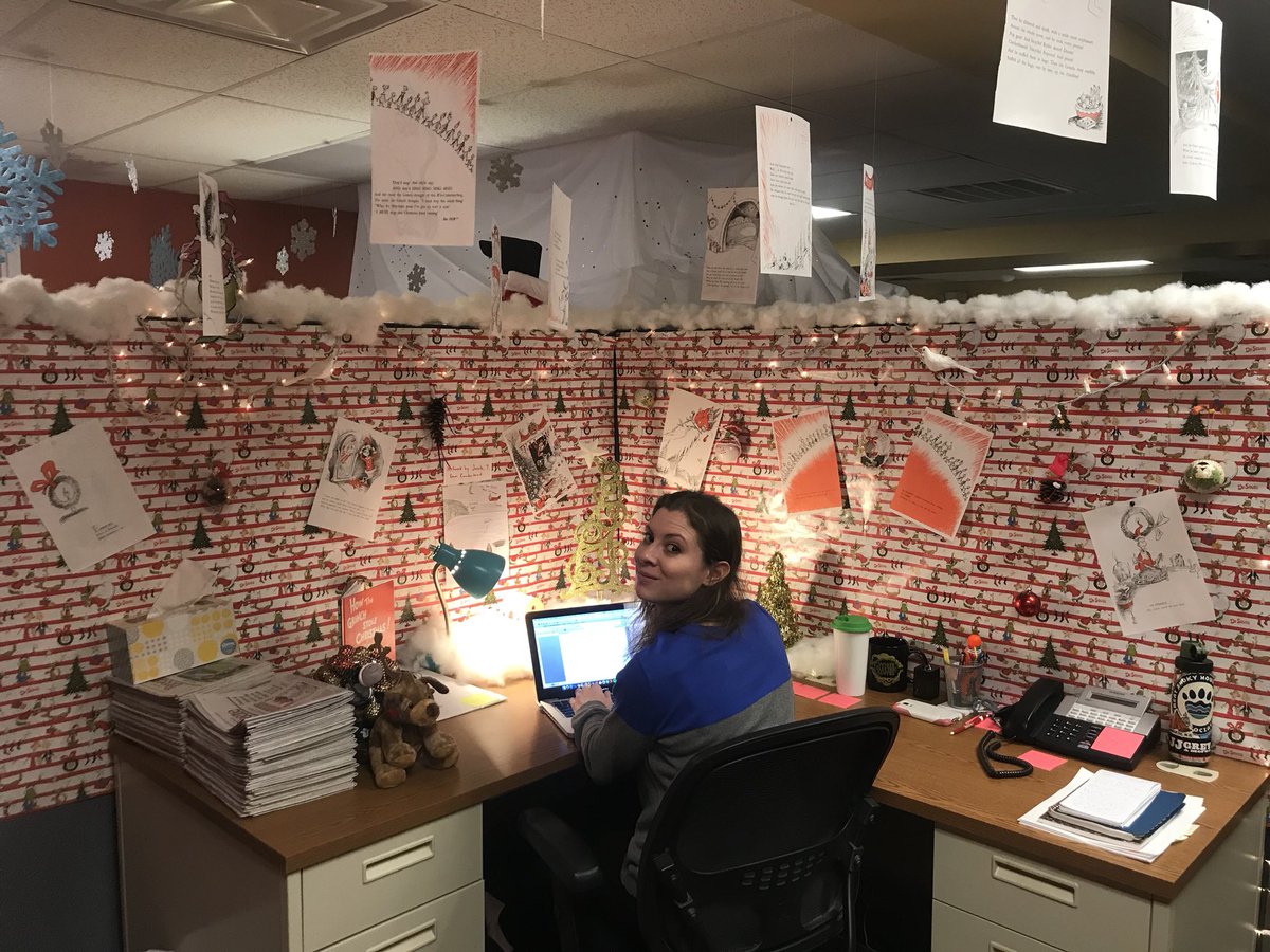nbdjourno's tweet photo. Here’s what I was up against... #OfficeDecoratingContest https://t.co/0ymp2jZPo5