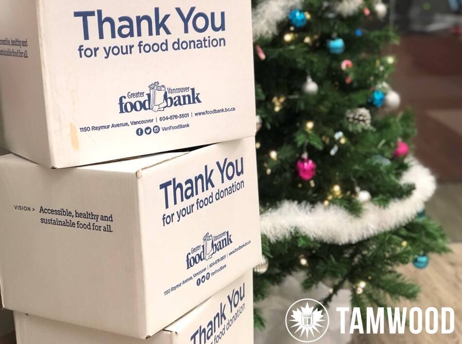 GSS_Tamwood's tweet photo. Tamwood is sharing the love and joy with those who need it most!π
We are very proud to partner with Startups Care and collect donations for the Greater Vancouver Food Bank this holiday season!
#tamwood #startupscare #foodbank #donation https://t.co/pFJPTtqq3L