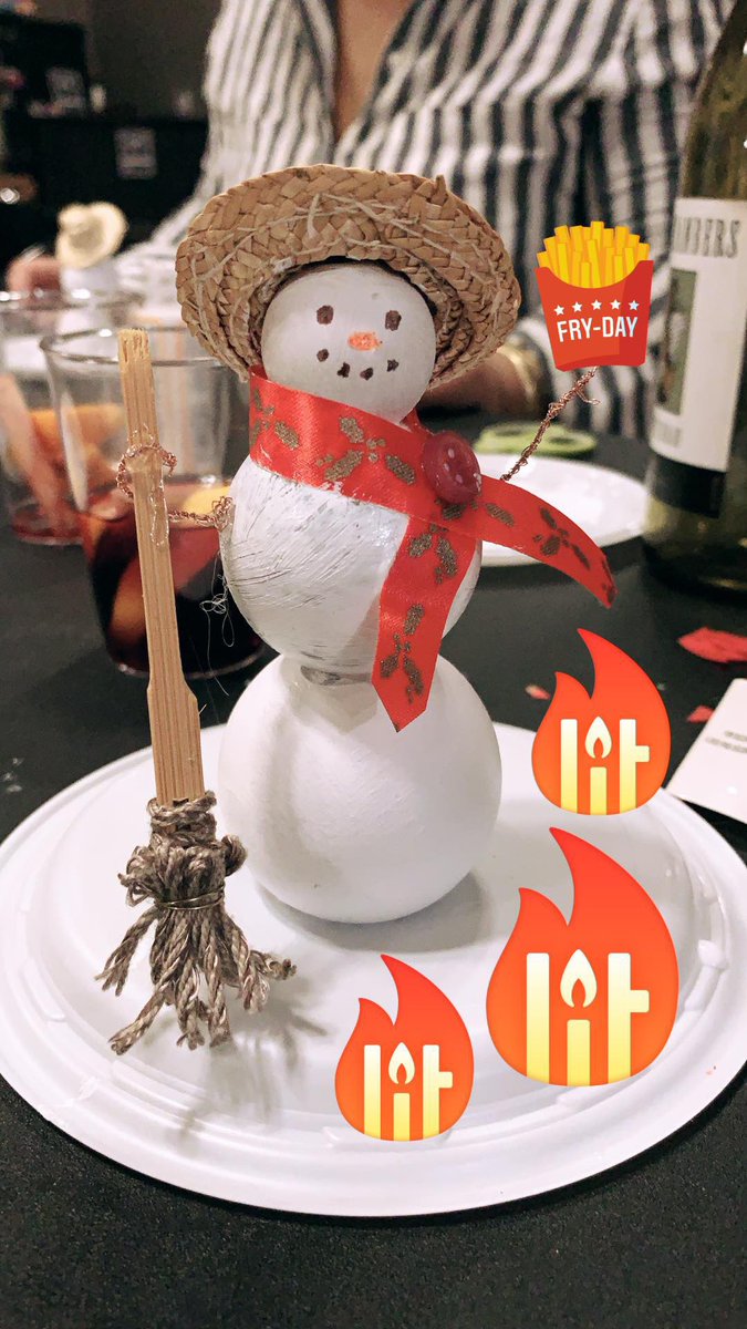 ECBarn's tweet image. Holiday Crafts are coming along! This snow man is 🔥