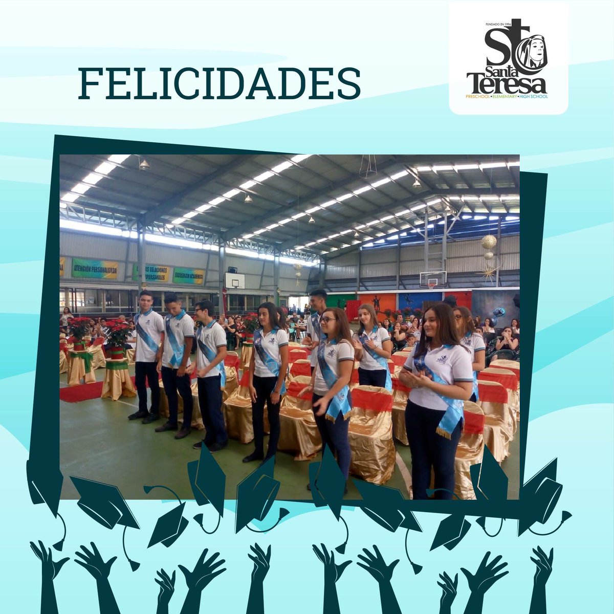 colegiosantate2's tweet photo. #Felicidades a nuestros #graduados 2018! 👏🏼💪🏻😎 https://t.co/Cd6xkDRdoS