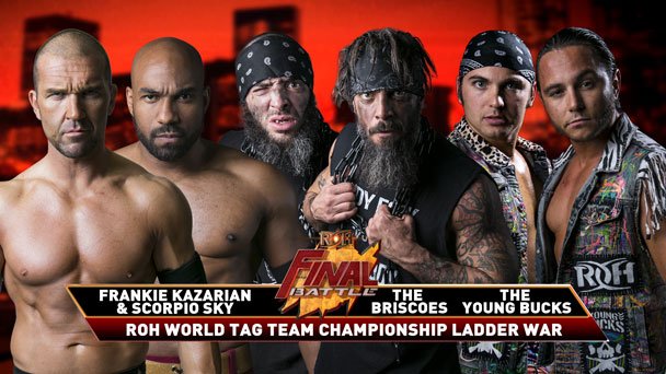Triller_TV's tweet photo. Which match steals the show tonight at @ringofhonor #ROHFinalBattle? Let us know &amp; join us at 8PM ET LIVE on https://t.co/qrNFVd4mHo PPV https://t.co/GoC0hreQQt | @TheLethalJay @CodyRhodes @MattJackson13 @NickJacksonYB @RealJeffCobb @theAdamPage @MattTaven @theDALTONcastle https://t.co/UATZZ4Bc3p