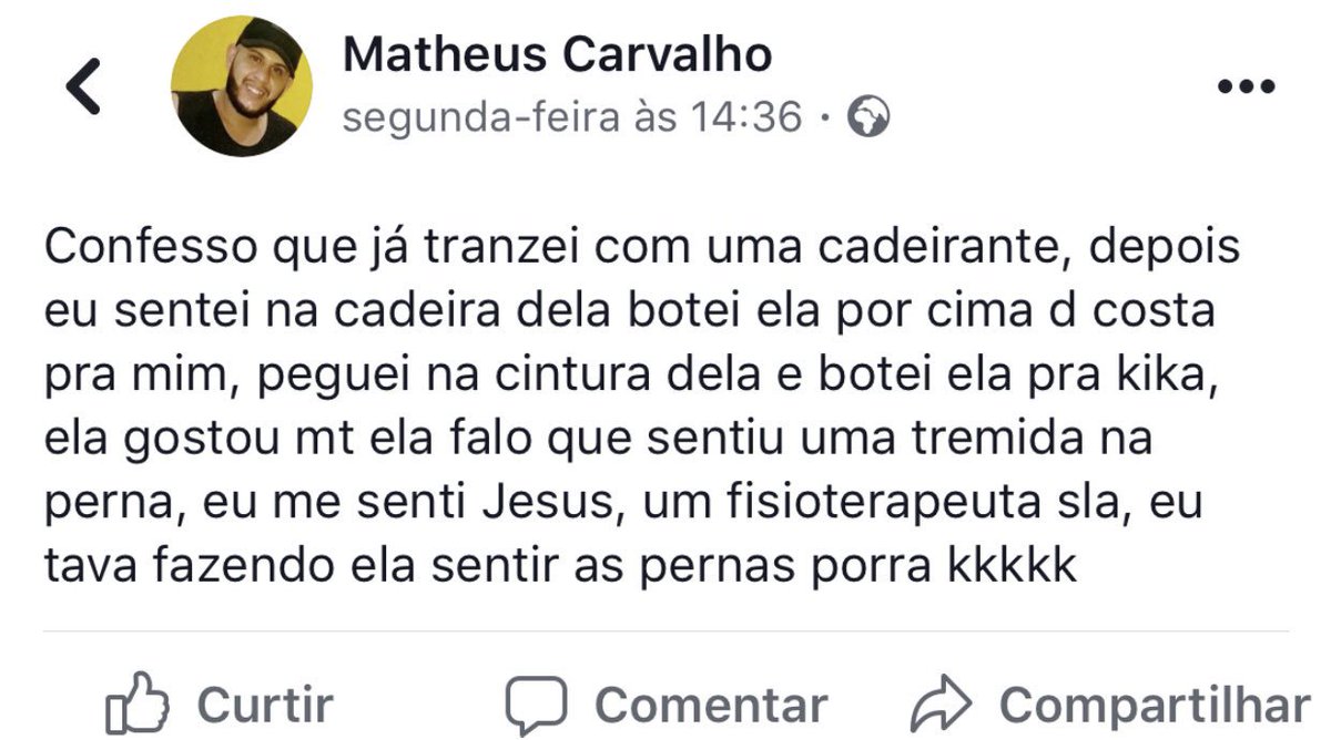 djnemdodick's tweet photo. QUAL A DROGA Q ESSE CARA USOU PRA ESCREVER ISSO KKKK?? https://t.co/5CSYwvGuGU