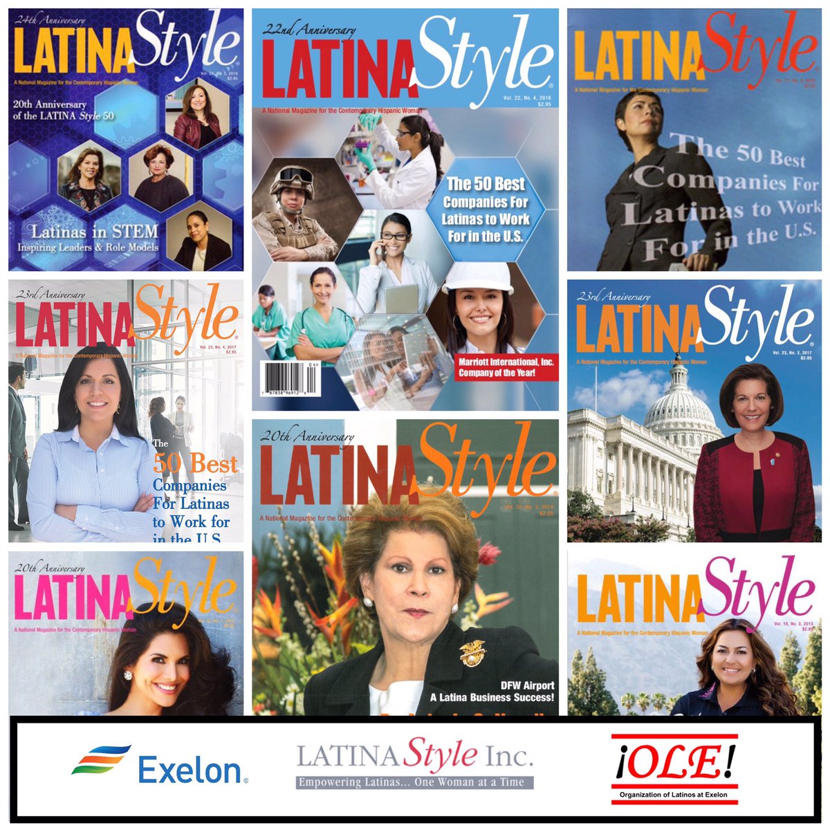 IgnacioNJasso's tweet photo. The December issue of LATINA Style Magazine features the selection of The Organization of Latinos at Exelon as one of the Top 20 Employee Resource Groups of the Year for 2018!
#Exelon @ComEd #WeAreComEd @LATINAStyleMag https://t.co/EmgW2QBtNK