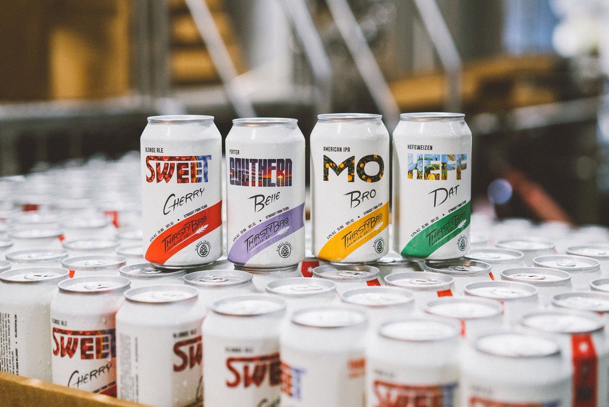 In cans!