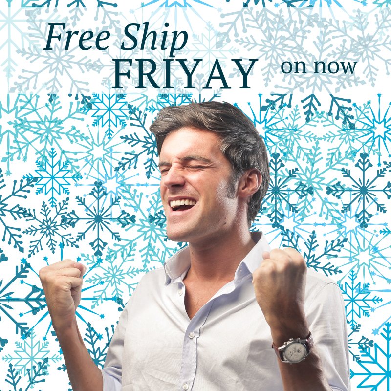 We're closing in on the end of the final hours of Free Ship Friday! Place an order before midnight tonight and we'll ship it for free - enter promo code 'FreeShipFriYay' at checkout! #Alberta #giftsforguys