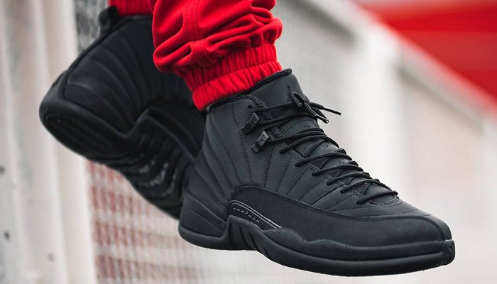 jordan 12 winterized on feet