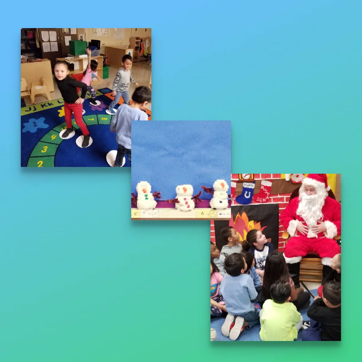 jacksterR67's tweet photo. Pre-K/PPCD had fun today! @NISDBOONE #Paperplateiceskating #Doyouwanttobuildasnowman #visitfromsanta https://t.co/fPbFBcMqAj