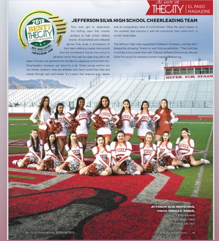 Jefferson/ silva varsity cheer! on Twitter "Proud to announce that our