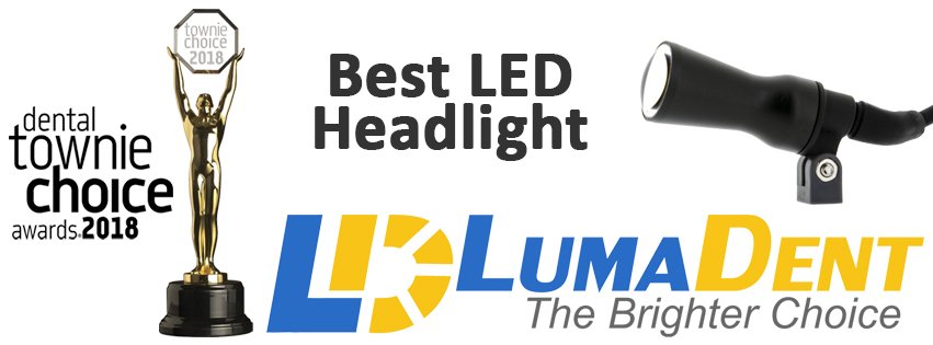 LumaDent's tweet image. Our team is excited to announce our headlight won the Townie Choice Award ® for Best LED Headlight!   We would like to thank the Dentaltown community for the continued support these past 10 years! #TCA2018 #BestLEDHeadlight #Dentaltown #TheBrighterChoice