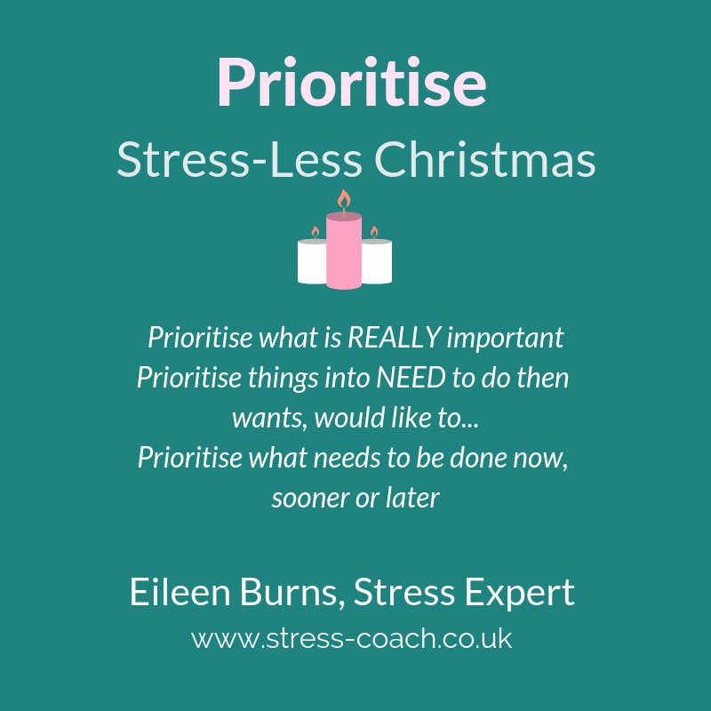 stresscoachuk's tweet image. Prioritise what is really important this christmas
prioritise your tasks

#prioritises #PriorityNeed #calmchristmas
