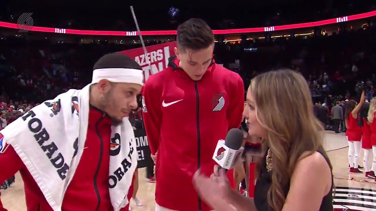 "It’s one game. We gotta continue to play like this & we can’t have anymore slip ups."
@brookeolzendam talks to @sdotcurry & @zcollins_33 in tonight's @Biofreeze Top Performance Review