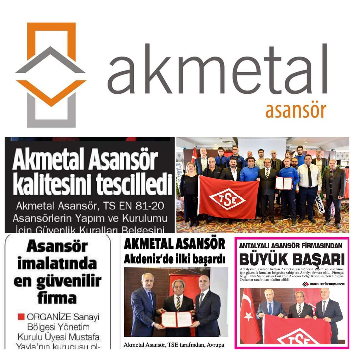Tarihi hatırlamak lazım.  Geçen yıldan haberler. #antalya #asansör #akmetal