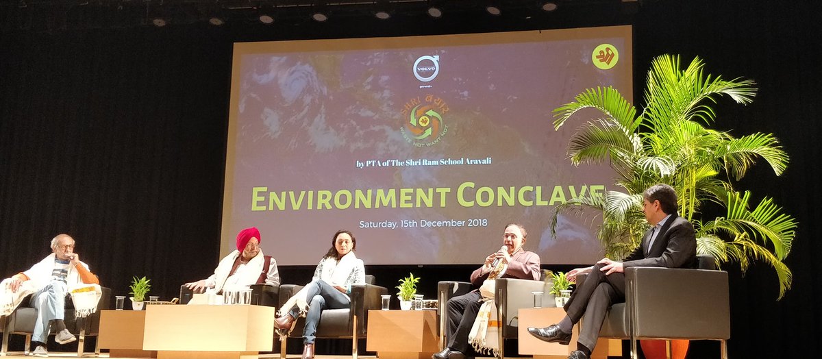 We are privileged to be a part of the #EnvironmentConclave organised by The Shri Ram School Aravali. We stay committed towards cleaner air for tomorrow. #BreatheFree