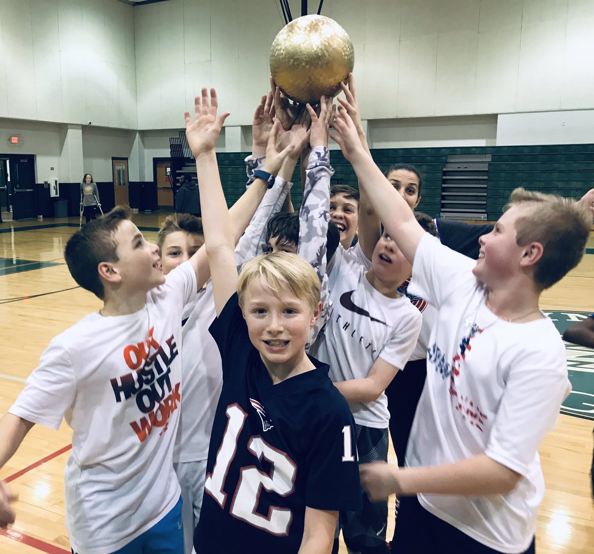 ReynoldsStuCo's tweet photo. Congrats to our 2018 dodgeball tournament winners!!! @PISDReynolds #WeAreReynolds https://t.co/NsrwQSSRCS
