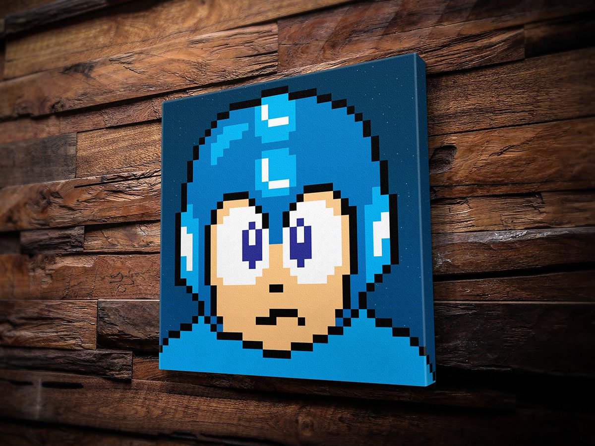 PalmersPixels's tweet image. On the fifth day of Christmas my true love gave to me: 9 BOSS BATTLES! For today only, our entire Mega Man Canvas Print Collection is 15% off with free shipping at palmerspixels.com &amp;amp; etsy.com/shop/palmerspi…!