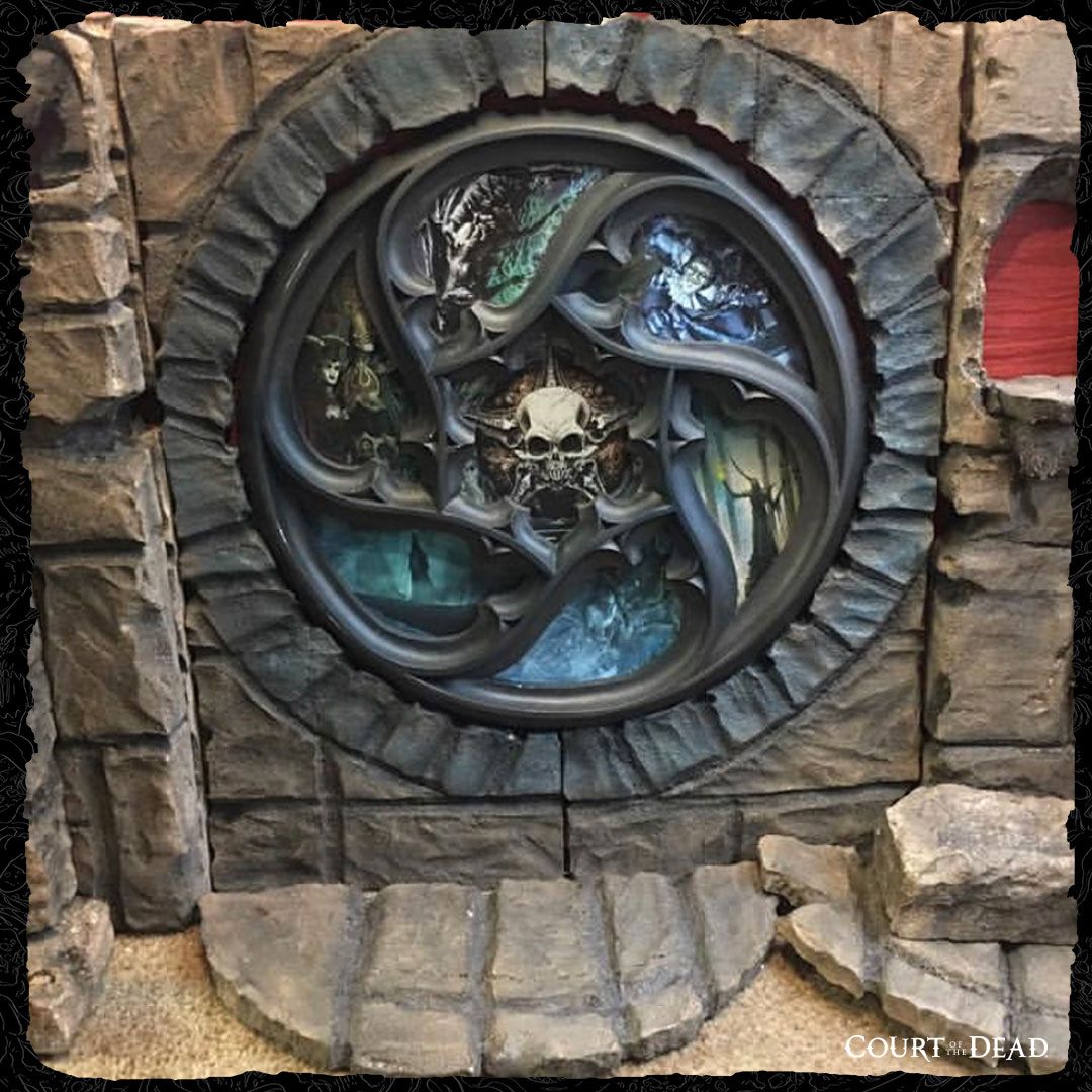 CourtoftheDead's tweet photo. #FanArtFriday - A deadly good display of commitment to the Alltaker by IG user @mortician831 -- perhaps the weaverden is the Underworld occupation for this talented mourner!
#CourtoftheDead #FanArt #collectiondisplay #sideshowcollectibles #statuecollectors #horrorcomics #fantasy https://t.co/IxJ2gLtZtR