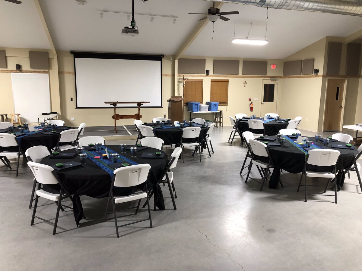 ALA_Launch's tweet photo. We’re getting set up for this weekend!!! We hope you’re all ready to learn and meet some awesome people! #ALA2018 #LeadershipDevelopment https://t.co/pkeN78SHVh