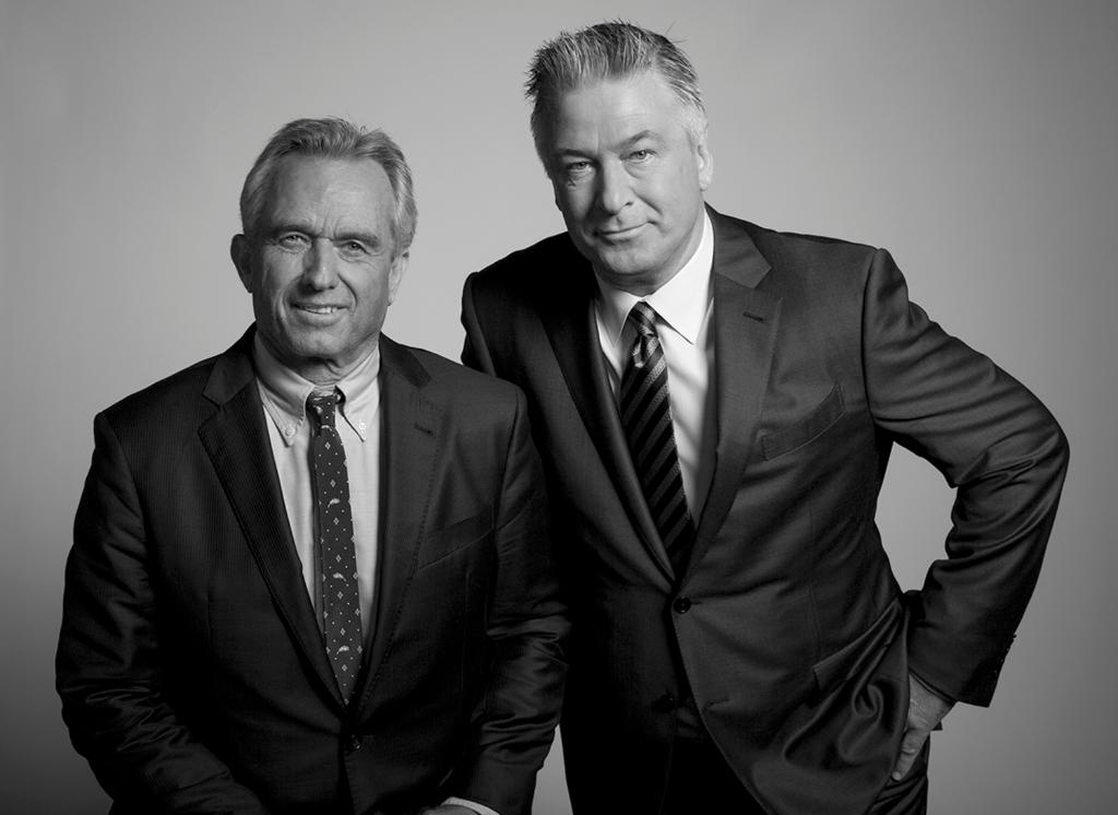 These two sure are looking sharp! Watch <a href="/AlecBaldwin/">AlecBaldwin(HABF)</a> interview <a href="/RobertKennedyJr/">Robert F. Kennedy Jr</a> on #TheAlecBaldwinShow tomorrow night!