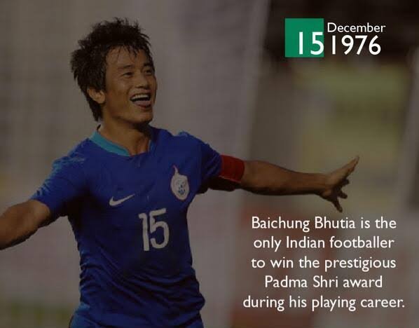 We wish Baichung Bhutia a happy birthday. 