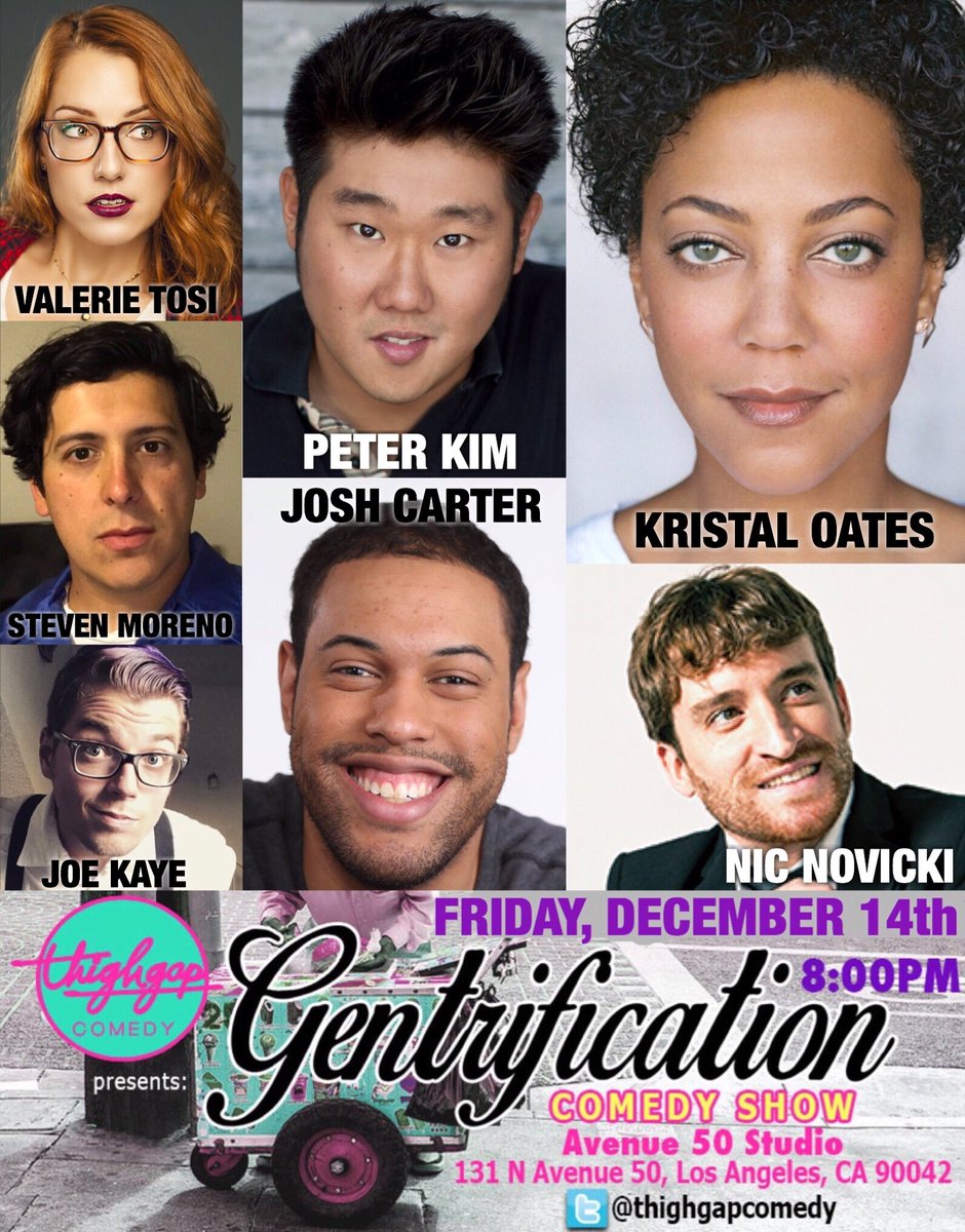 thighgapcomedy's tweet photo. Merry line-up at tonight’s show ❤️🎅🏾🎄

Feat
@nicnovicki @peterkz @kristaloates @valerie_tosi @MoreStevenNo @JoeCharlesKaye @GoshCarter 

Doors @ 8pm
@Avenue50Studio 
Always FREE &amp; fun af 💅🏾💕💗

Hosted by
@DivaDelux @MadisonShepard @danielleradford 

RSVP https://t.co/p2Irra1DhR https://t.co/4kj1davRQs