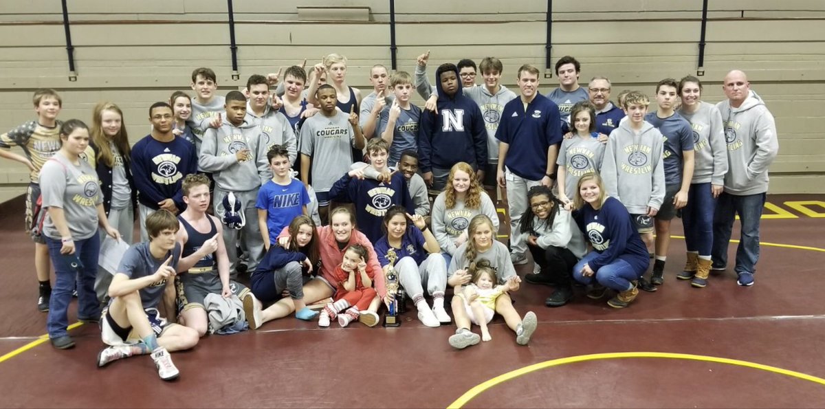 The Newnan Cougars won our Inaugural JV Duals tournament. Great job team!!! Thanks to all the coaches that came out and brought their team, to our awesome Varsity wrestlers and managers for running the tables and to all of our parents for helping out. <a href="/NewnanAthletics/">Newnan Athletics</a>