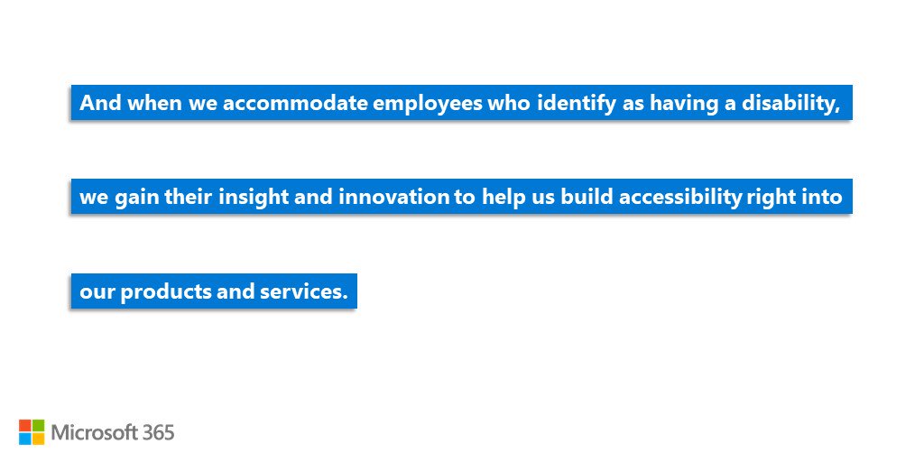 UTRonSchindler's tweet photo. "When employees can customize their environment and adapt to a wide variety of situations, they will be far more successful and productive. See how .TDBank_US empowers their employees with assistive technology in Office 365 and Windows 10. #accessibi… https://t.co/HNDAcZaAyO"