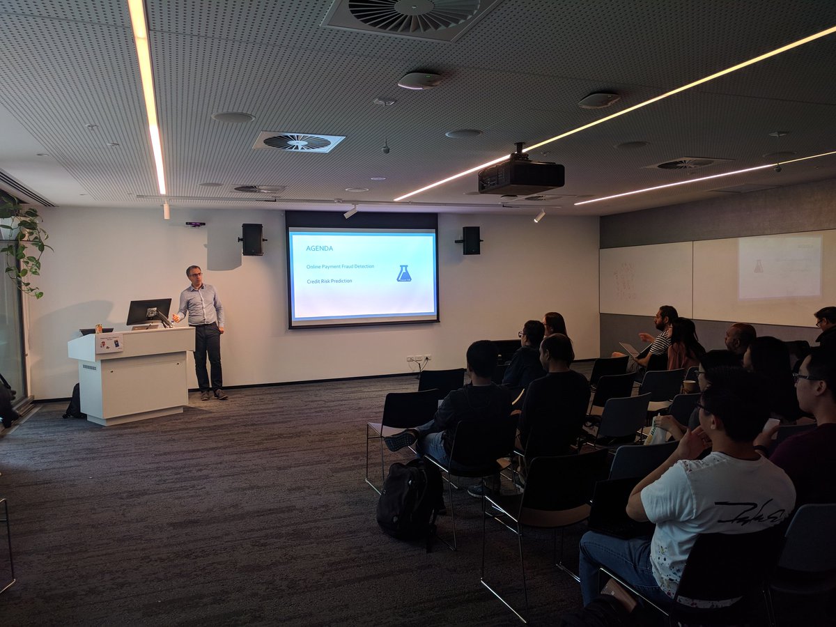 hasaltaiar's tweet photo. Next up, we have @stefanotempesta, showing how @azure #MachineLearning can be used for risk assessment at @MelbourneAzure #GlobalAIBootcamp https://t.co/DhQzwVDhYe