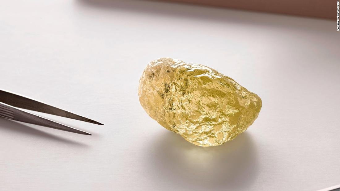 A 552-carat yellow diamond was recently unearthed in Canada -- the largest ever found in North America https://cnn.it/2RZBMWo